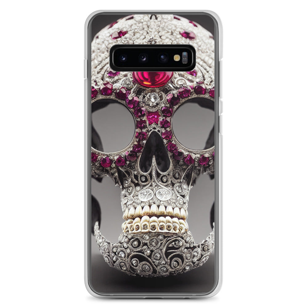 Samsung Case - Diamond Encrusted Skull