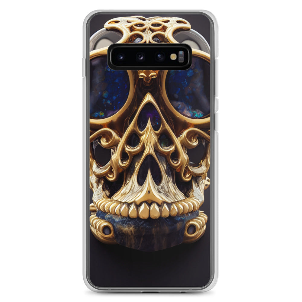 Samsung Case - Agate and Golden Skull