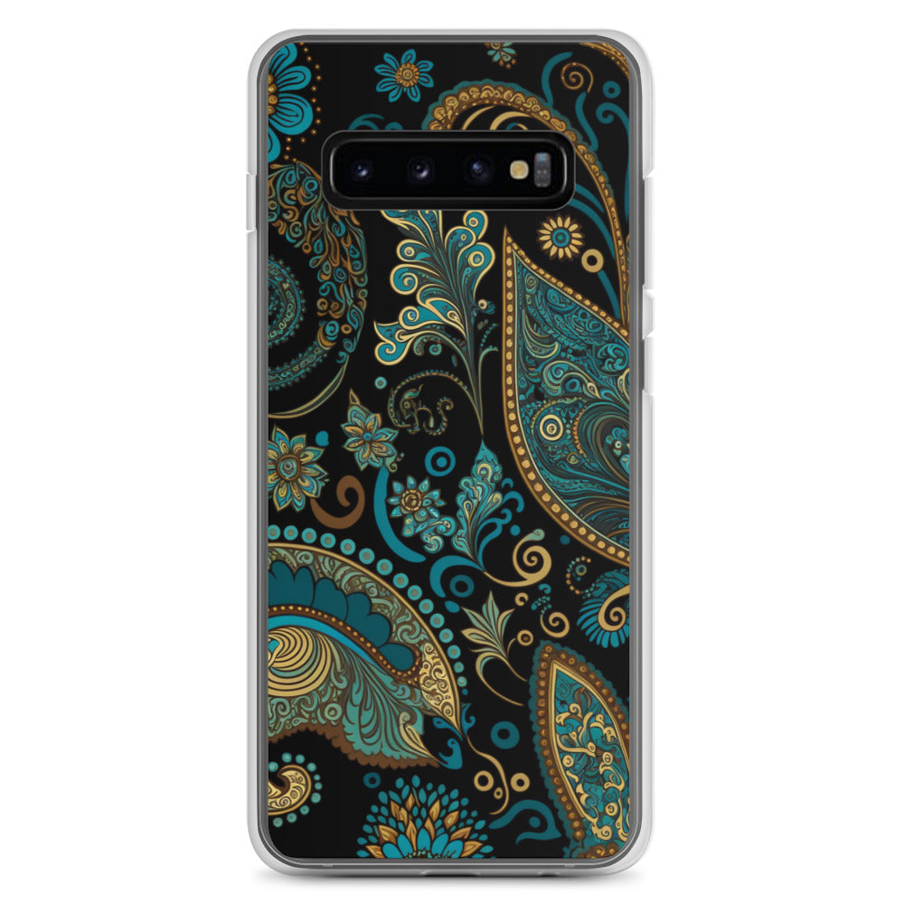 Samsung Case - Turquoise Paisley