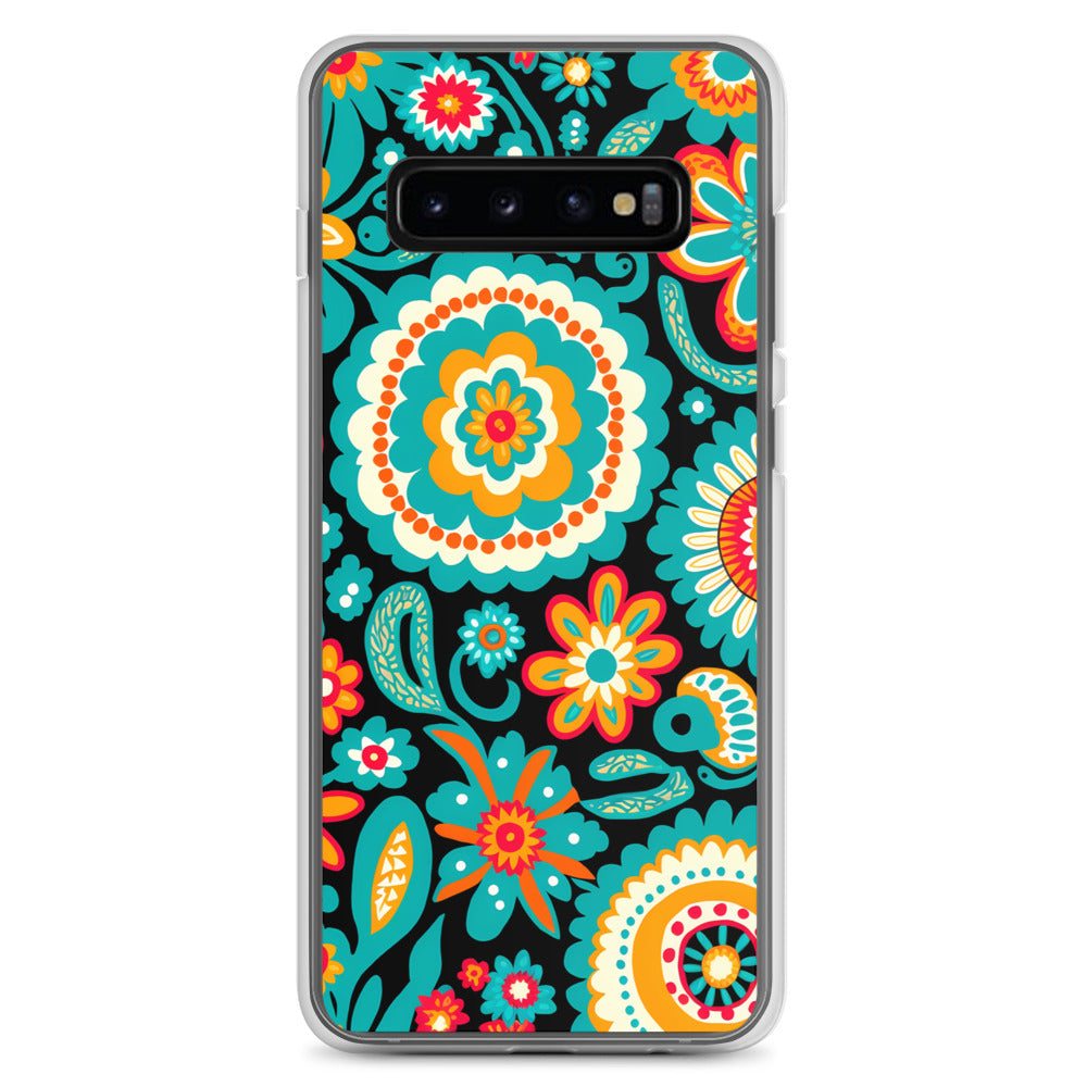 Samsung Case - Turquoise Floral