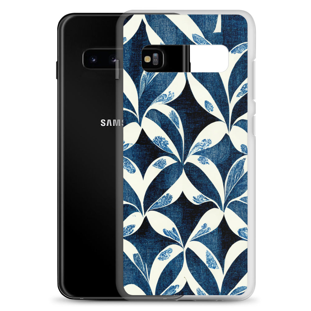 Samsung Case - Blue Leaf