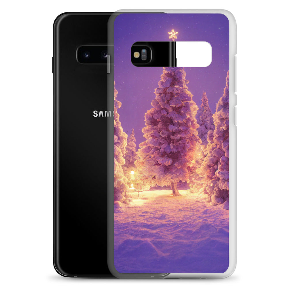 Samsung Case - Snowy Christmas Tree