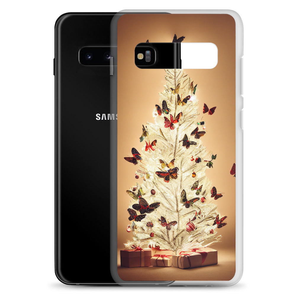 Samsung Case - Butterfly Christmas Tree