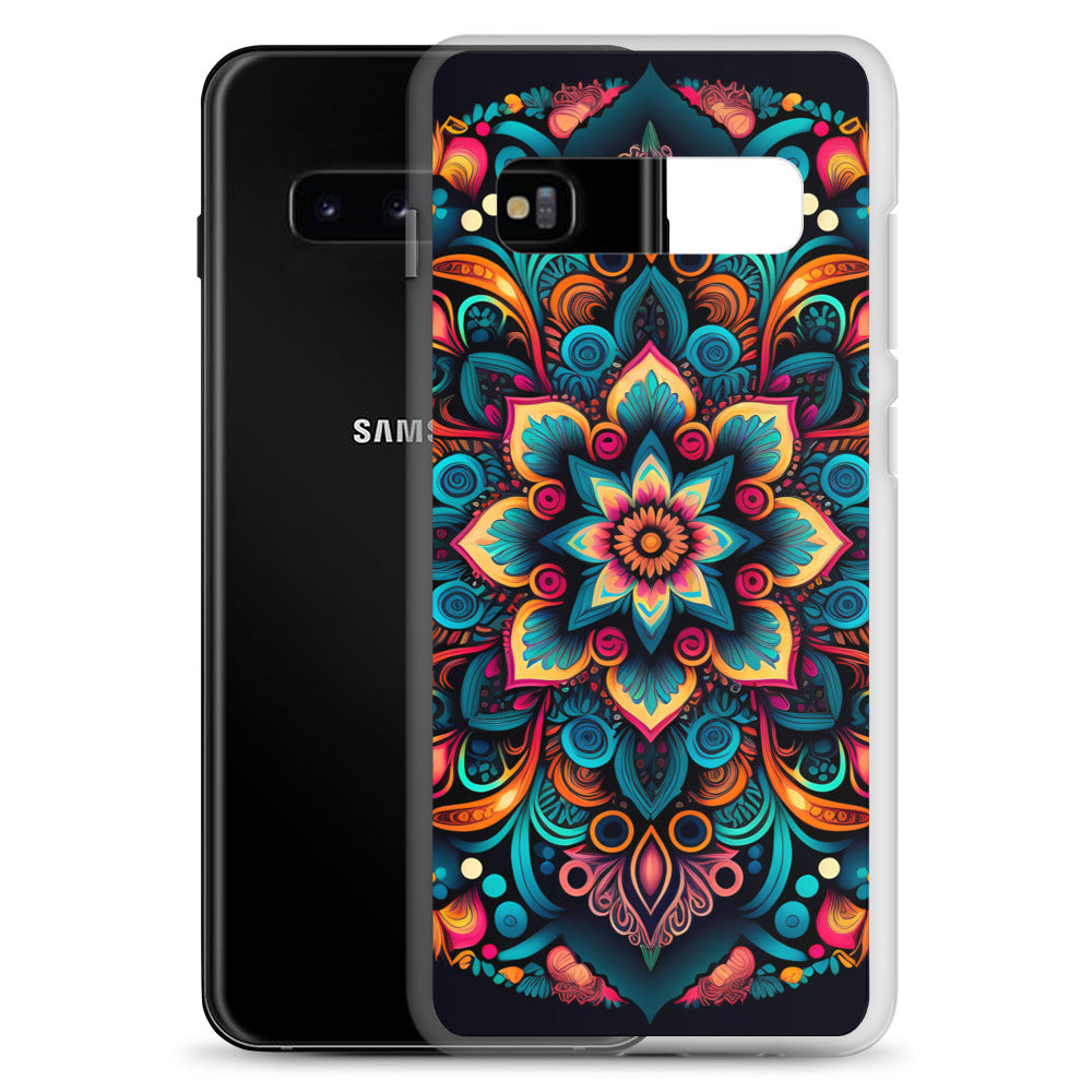 Samsung Case - Neon Mandala