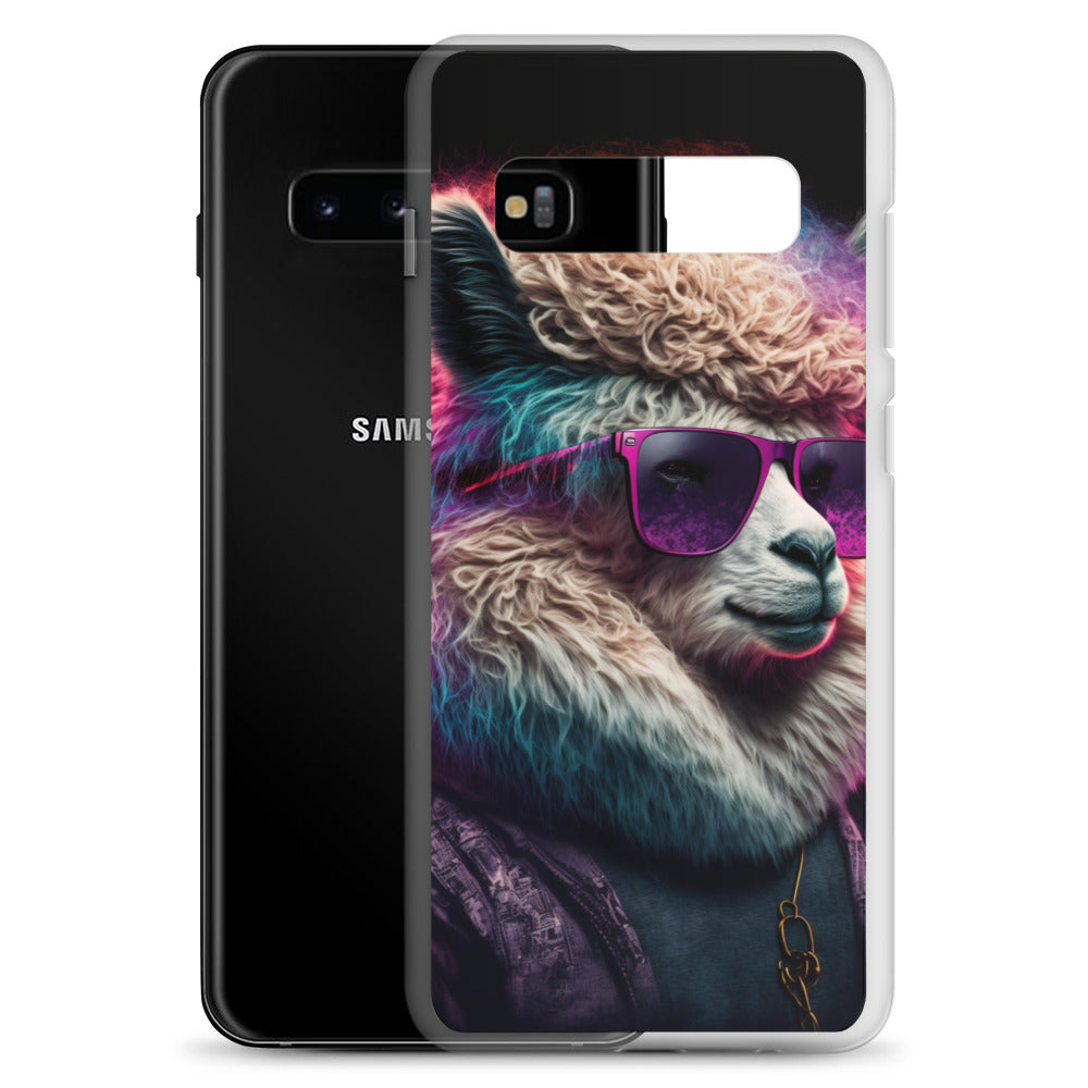 Samsung Case - Synthwave Cool Llama