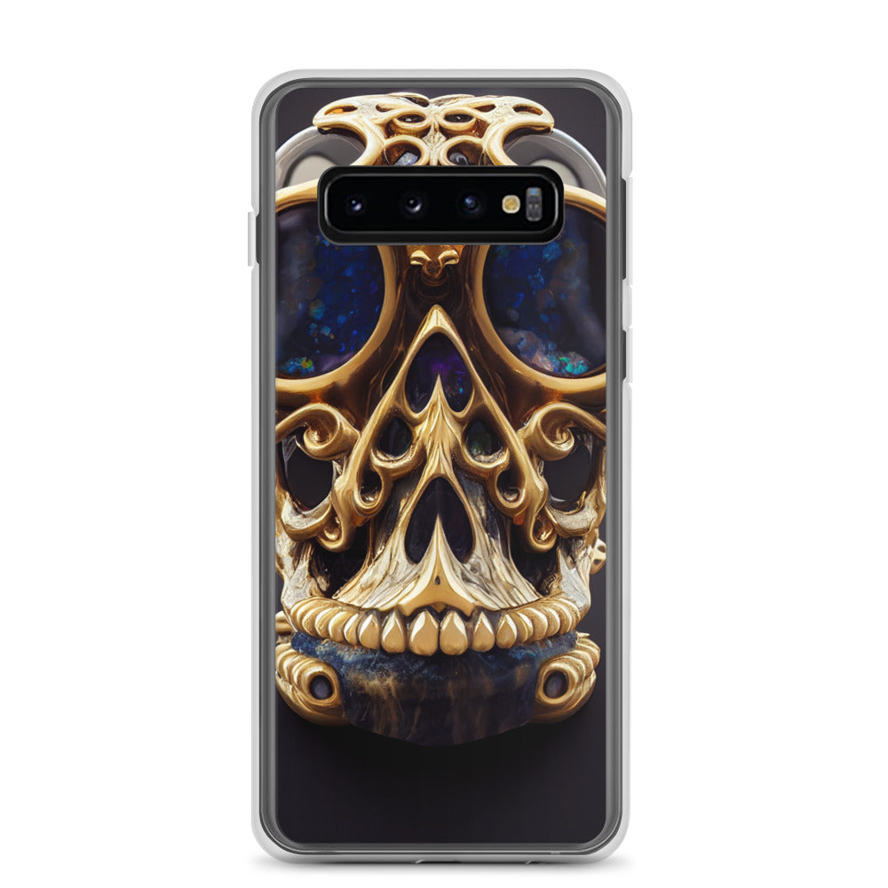 Samsung Case - Agate and Golden Skull