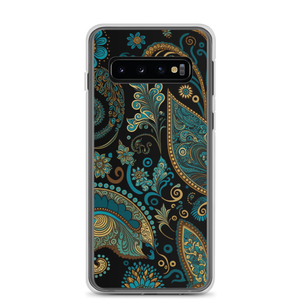 Samsung Case - Turquoise Paisley