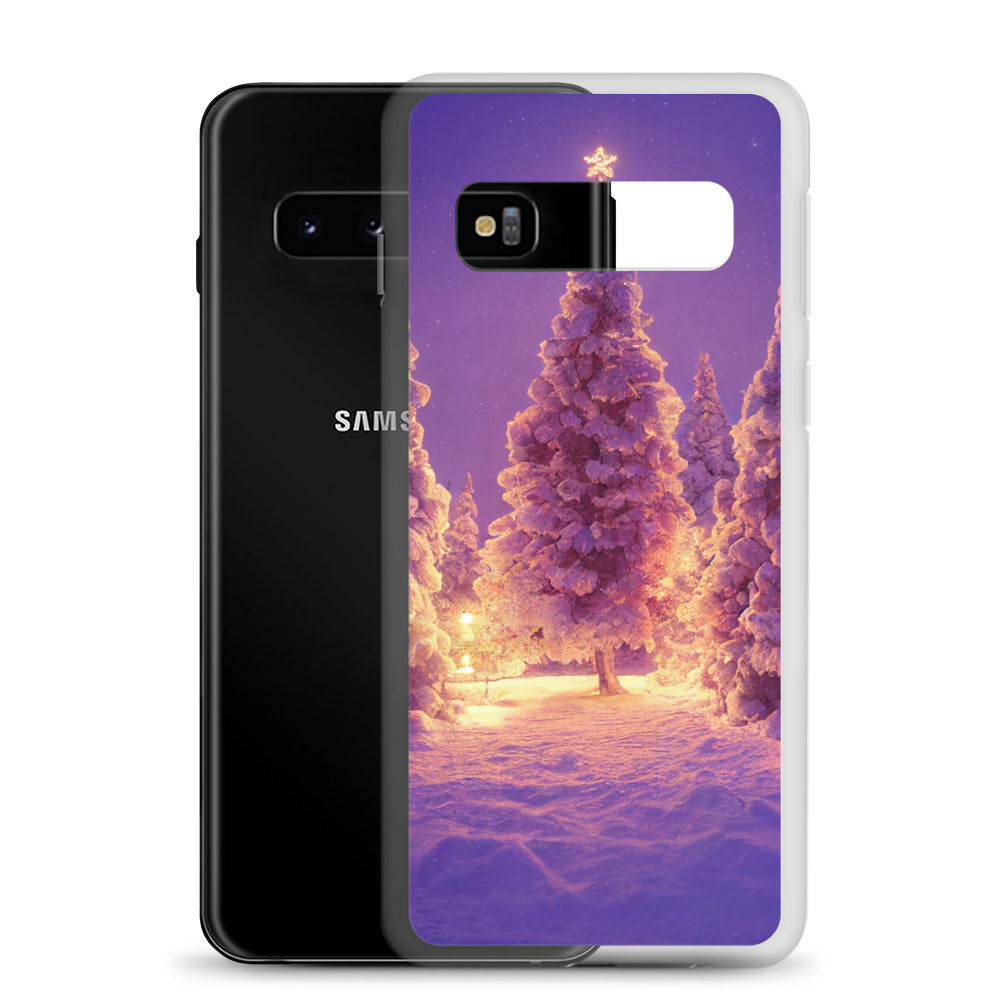 Samsung Case - Snowy Christmas Tree