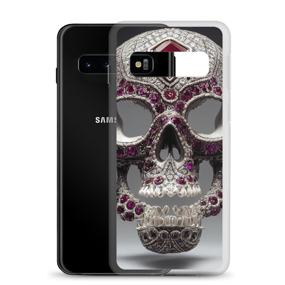Samsung Case - Ornamental Ruby Skull