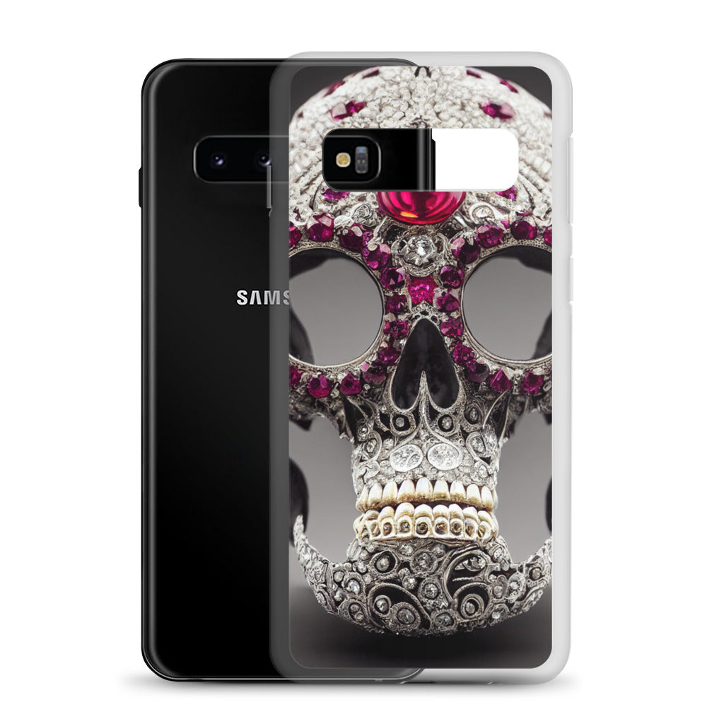 Samsung Case - Diamond Encrusted Skull