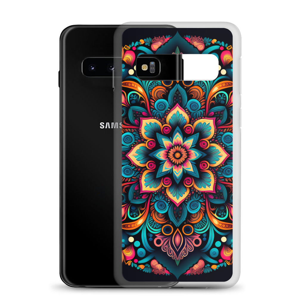 Samsung Case - Neon Mandala