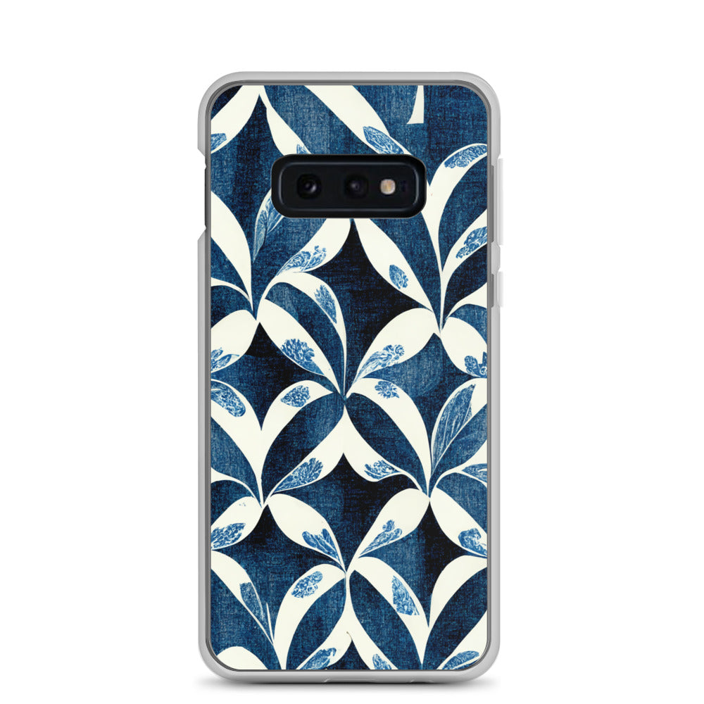 Samsung Case - Blue Leaf