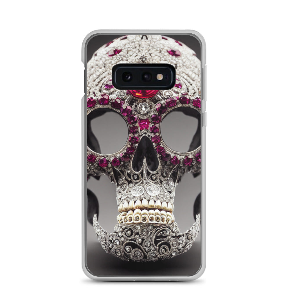 Samsung Case - Diamond Encrusted Skull