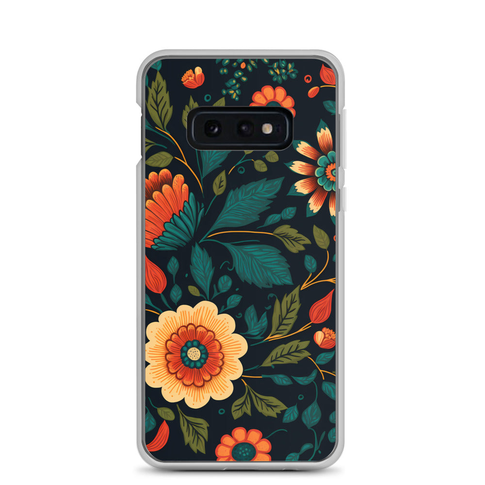 Samsung Case - Orange Florals