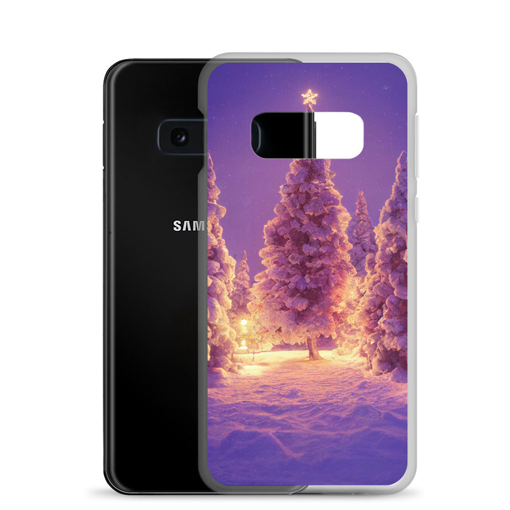 Samsung Case - Snowy Christmas Tree