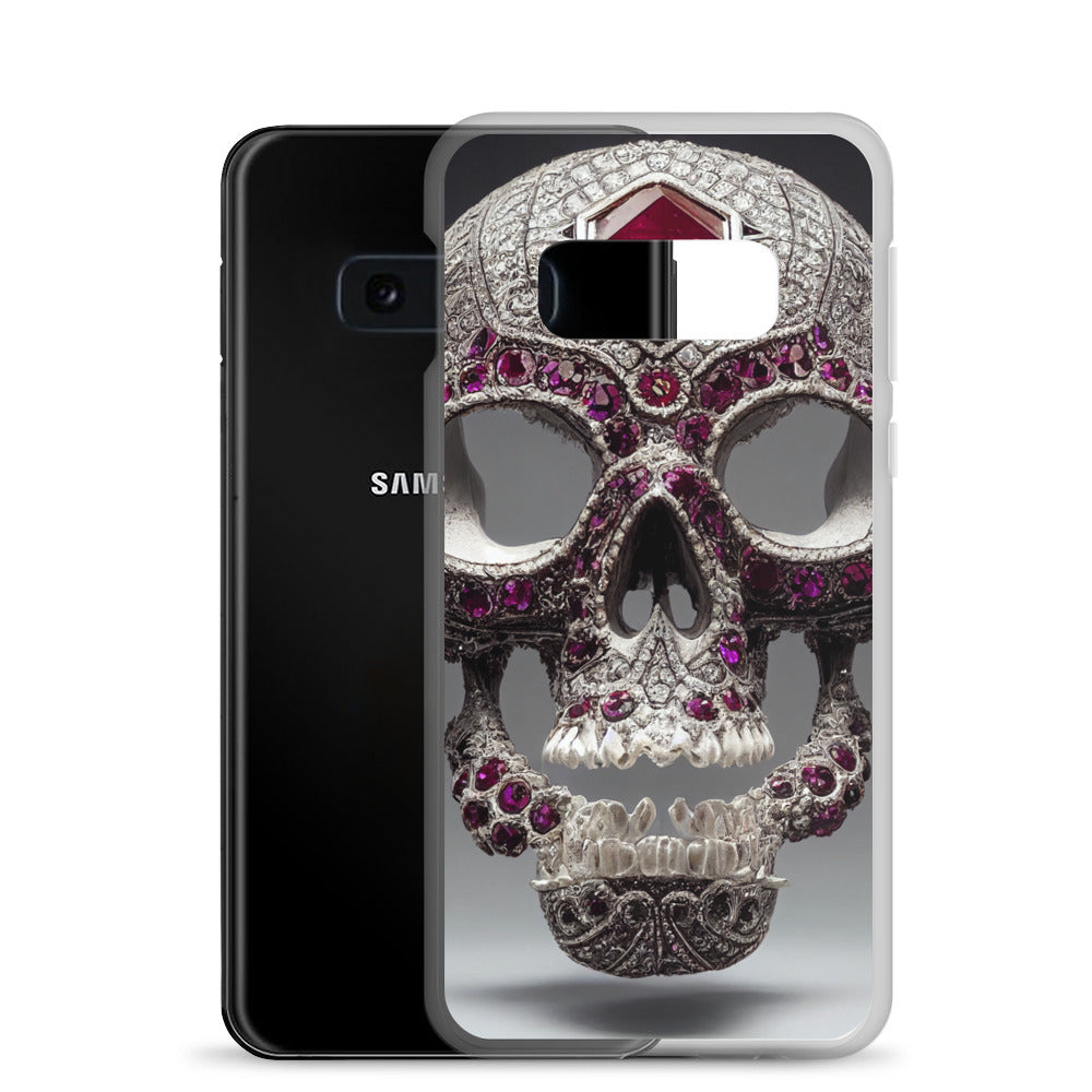 Samsung Case - Ornamental Ruby Skull
