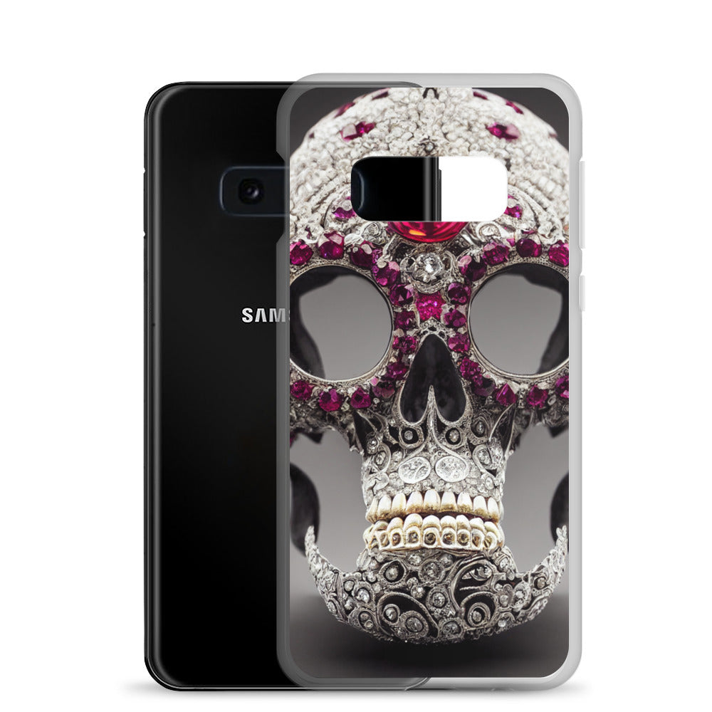 Samsung Case - Diamond Encrusted Skull