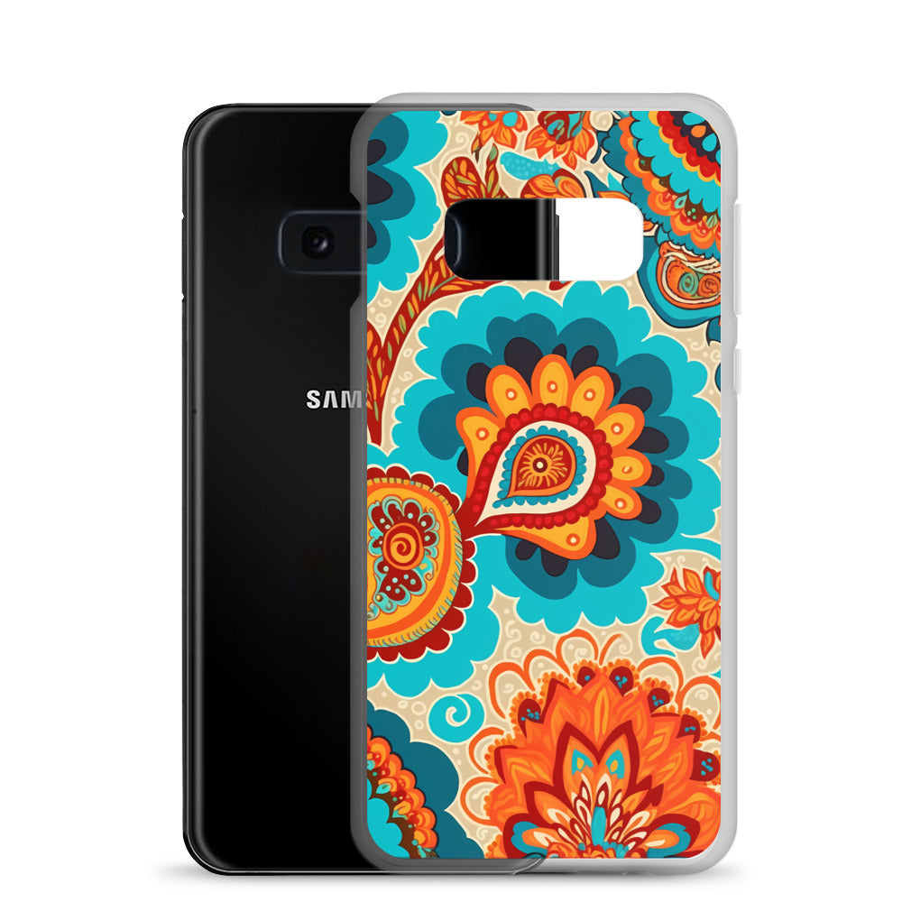 Samsung Case - Burst of Paisley