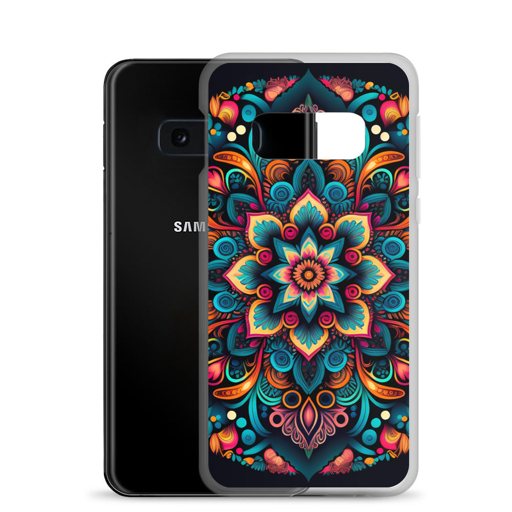 Samsung Case - Neon Mandala