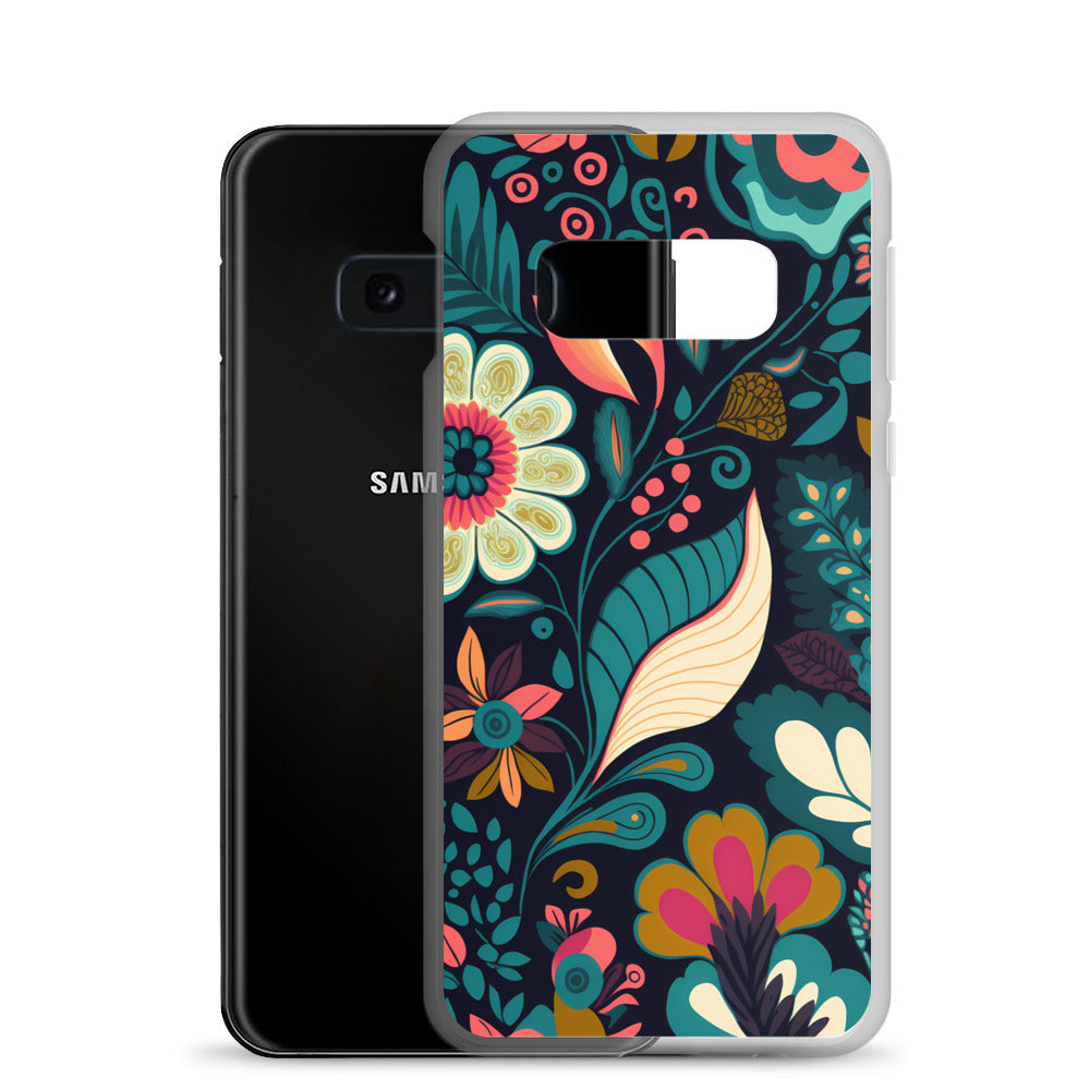 Samsung Case - Neon Floral