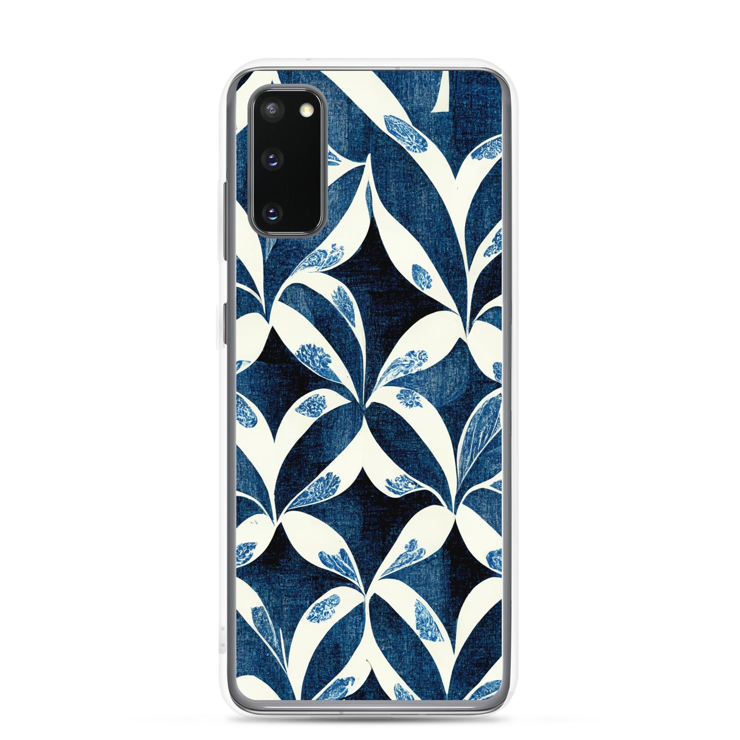 Samsung Case - Blue Leaf