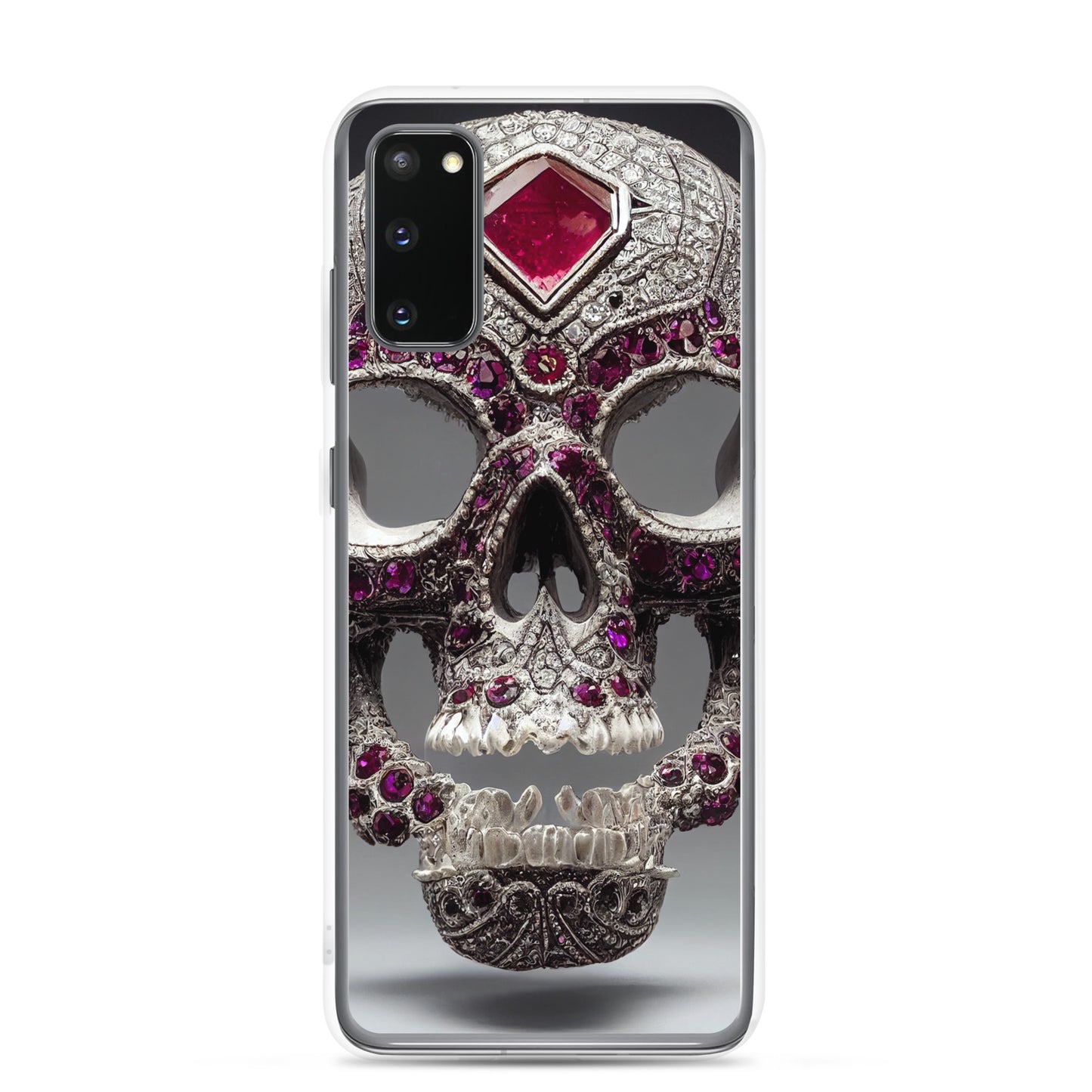 Samsung Case - Ornamental Ruby Skull