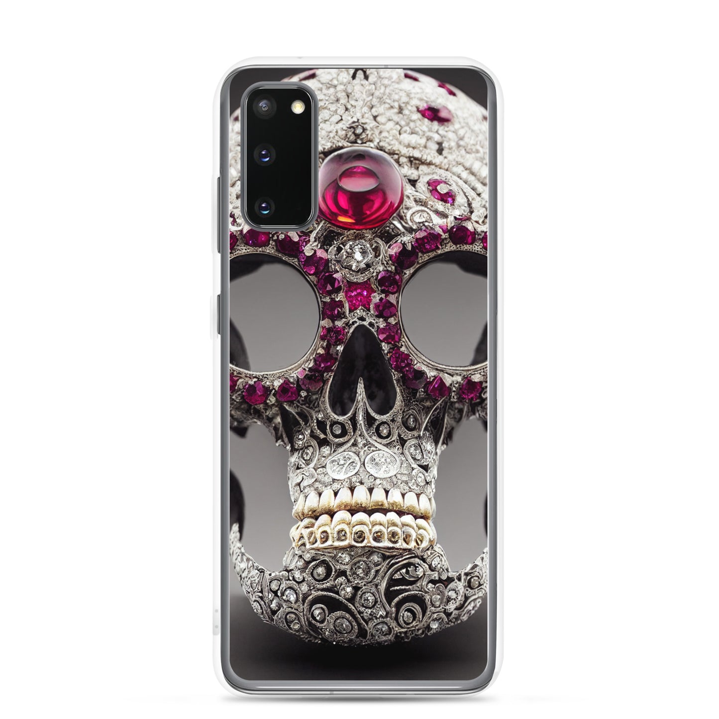 Samsung Case - Diamond Encrusted Skull