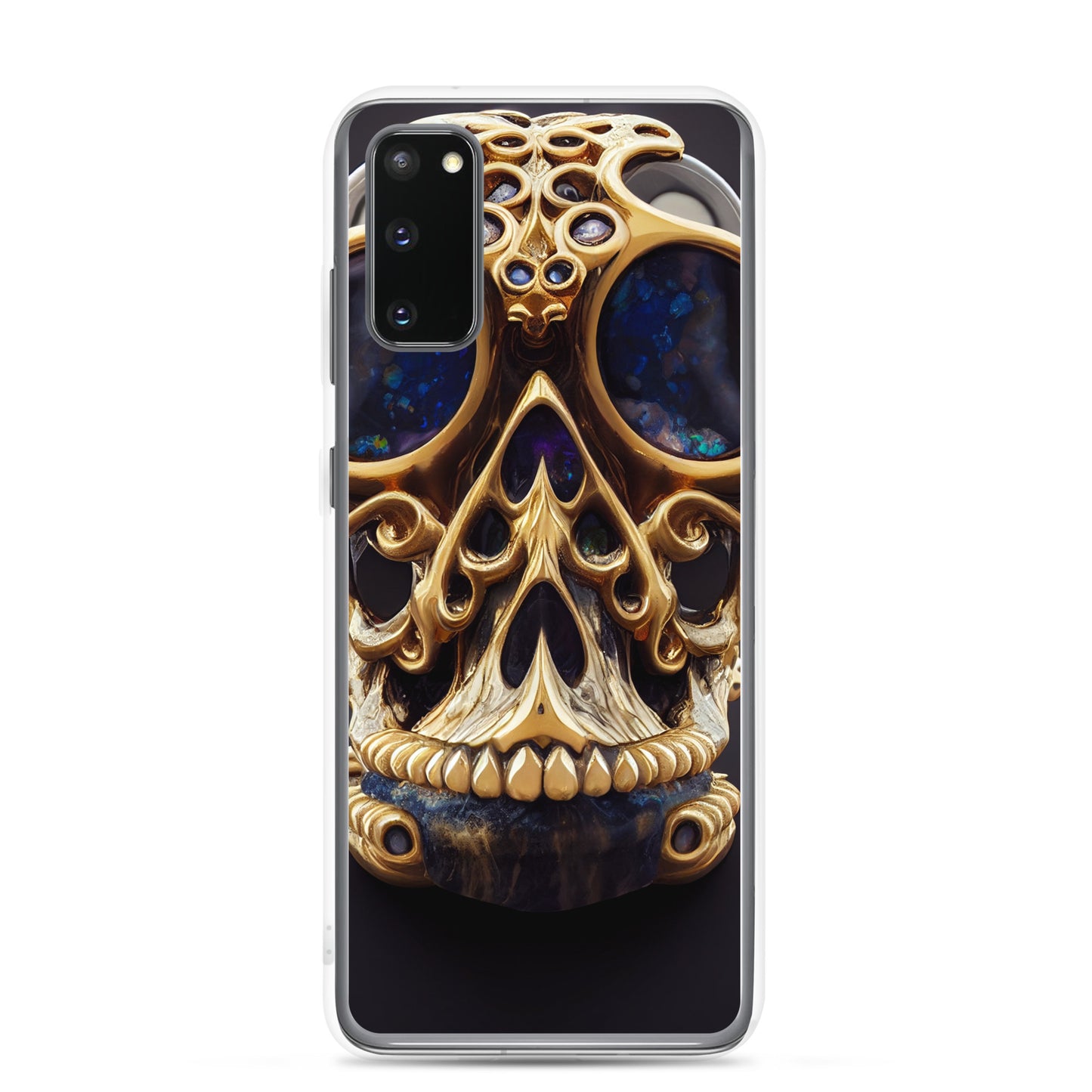 Samsung Case - Agate and Golden Skull