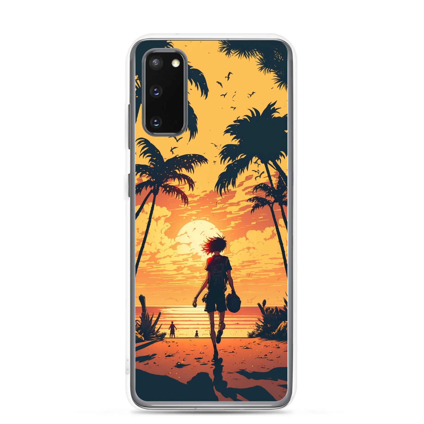 Samsung Case - Sunset Beachgoer