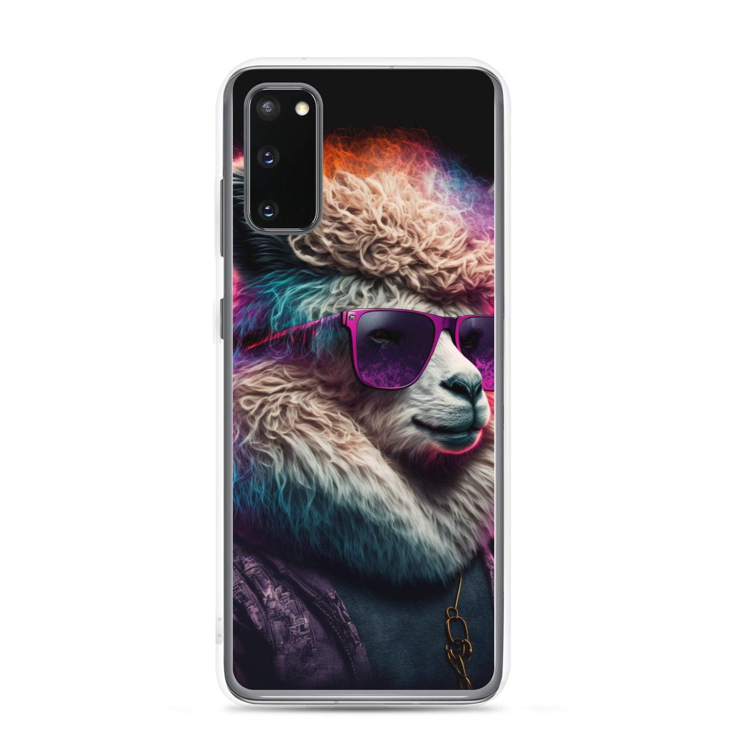 Samsung Case - Synthwave Cool Llama