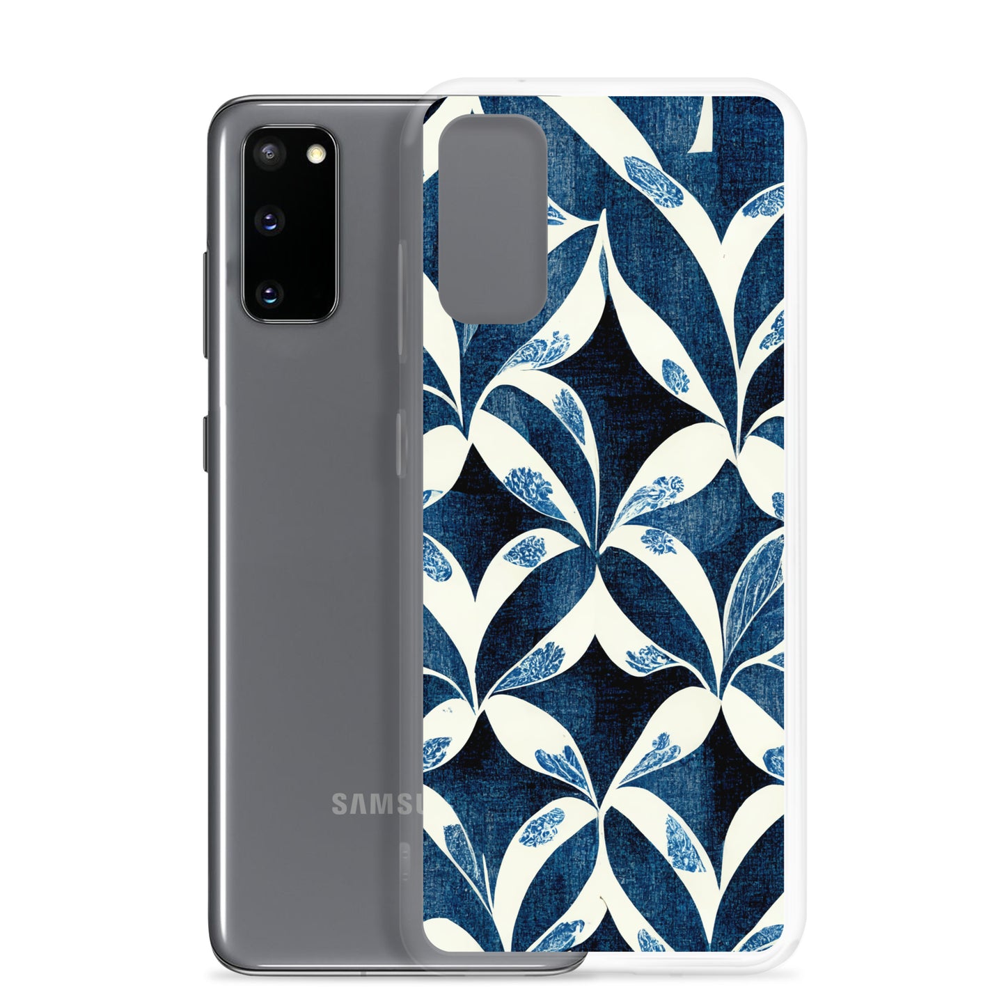 Samsung Case - Blue Leaf