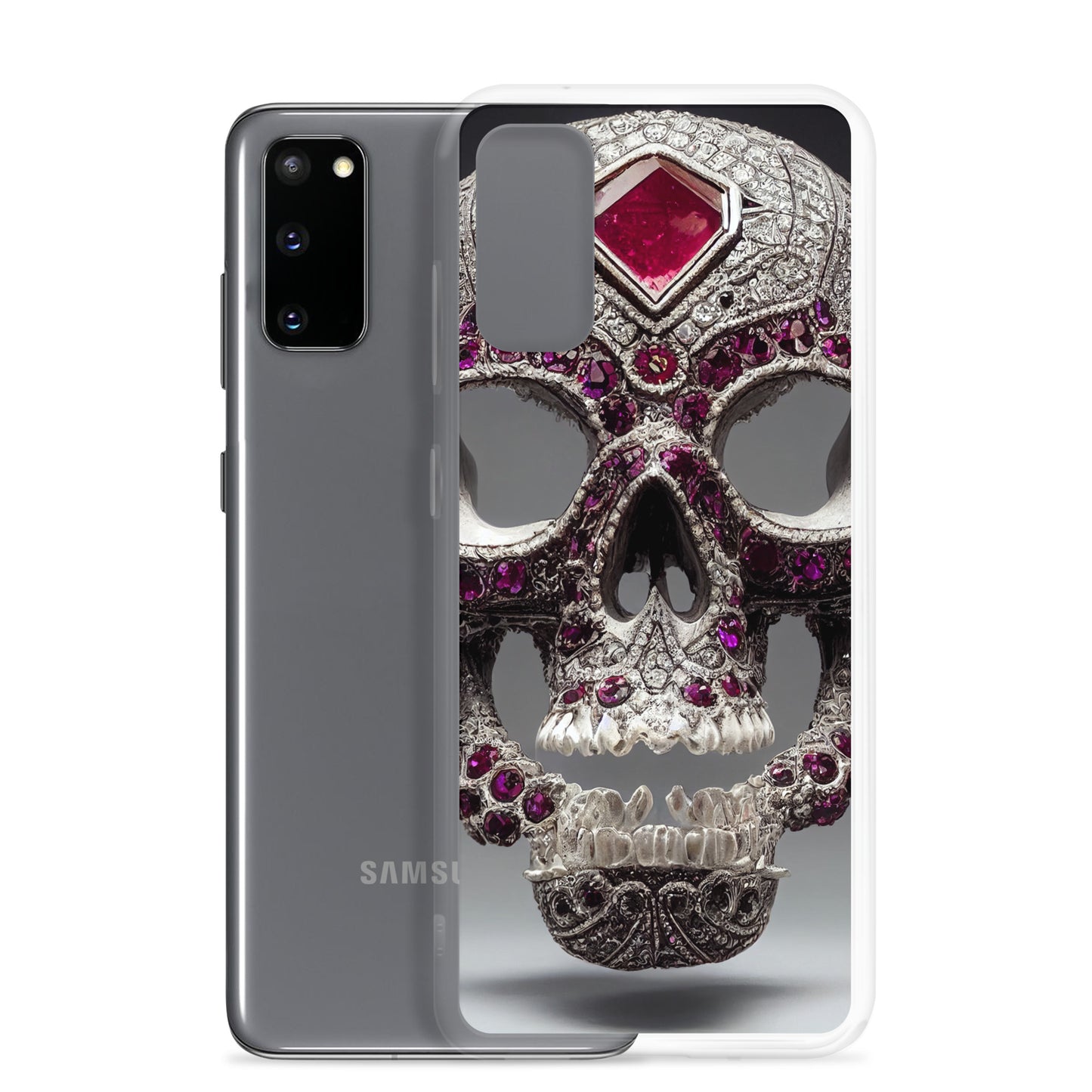 Samsung Case - Ornamental Ruby Skull