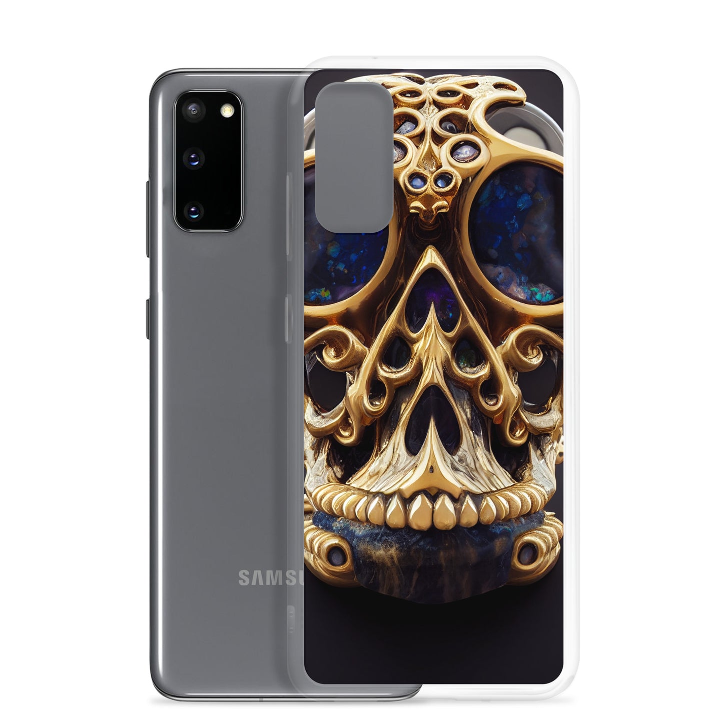 Samsung Case - Agate and Golden Skull