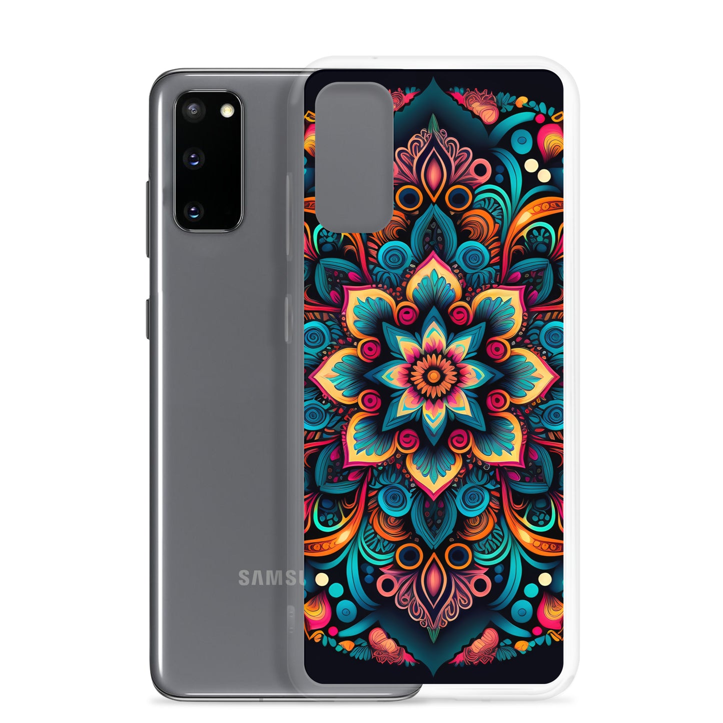 Samsung Case - Neon Mandala