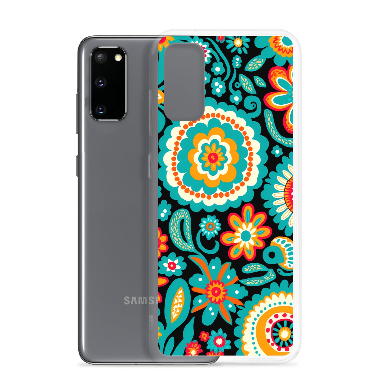 Samsung Case - Turquoise Floral