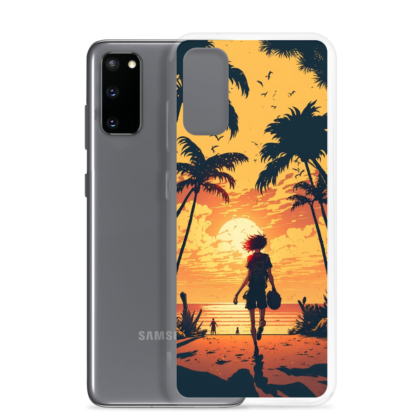 Samsung Case - Sunset Beachgoer