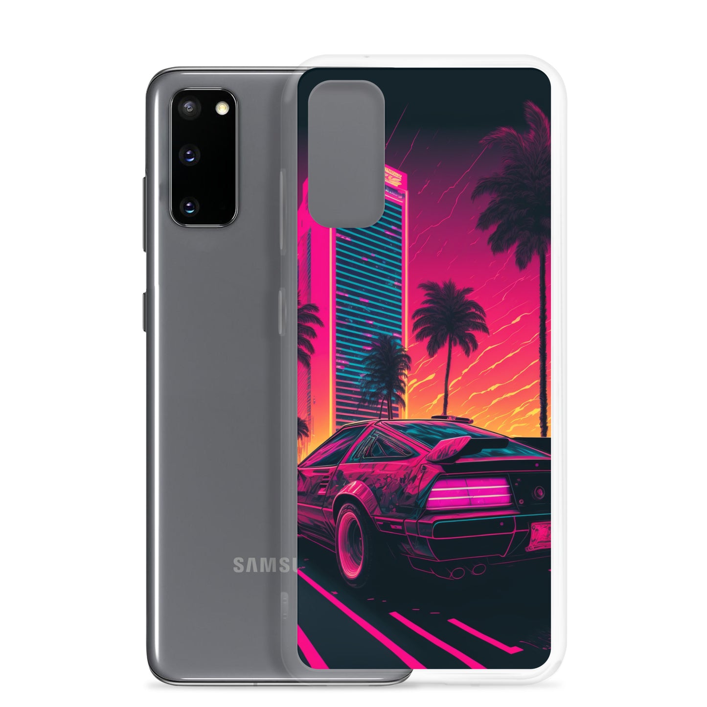 Samsung Case - Synthwave City Streets