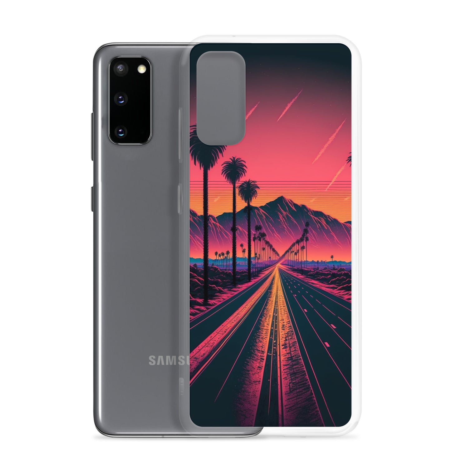 Samsung Case - Synthwave Desert Highway