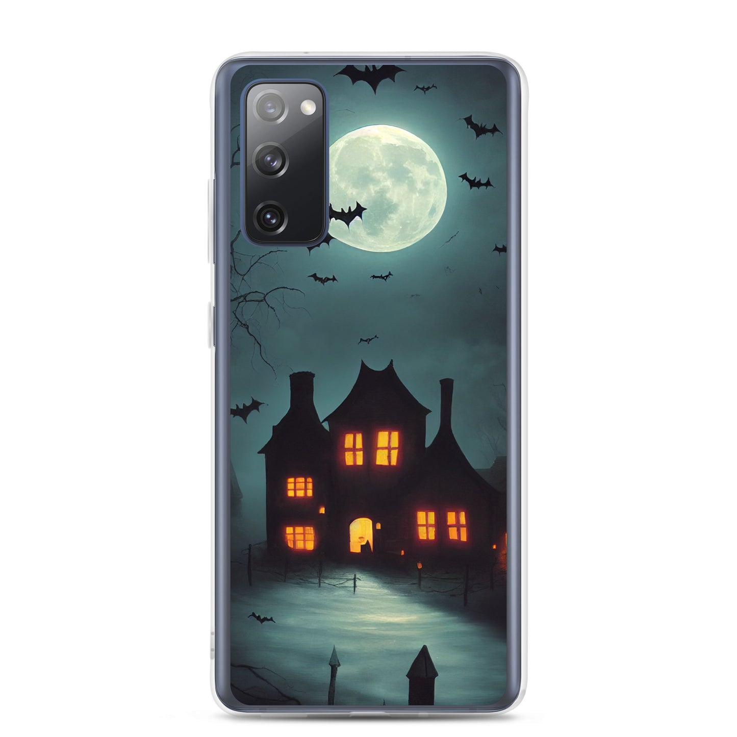 Samsung Case - Halloween Spooky House Under the Moon
