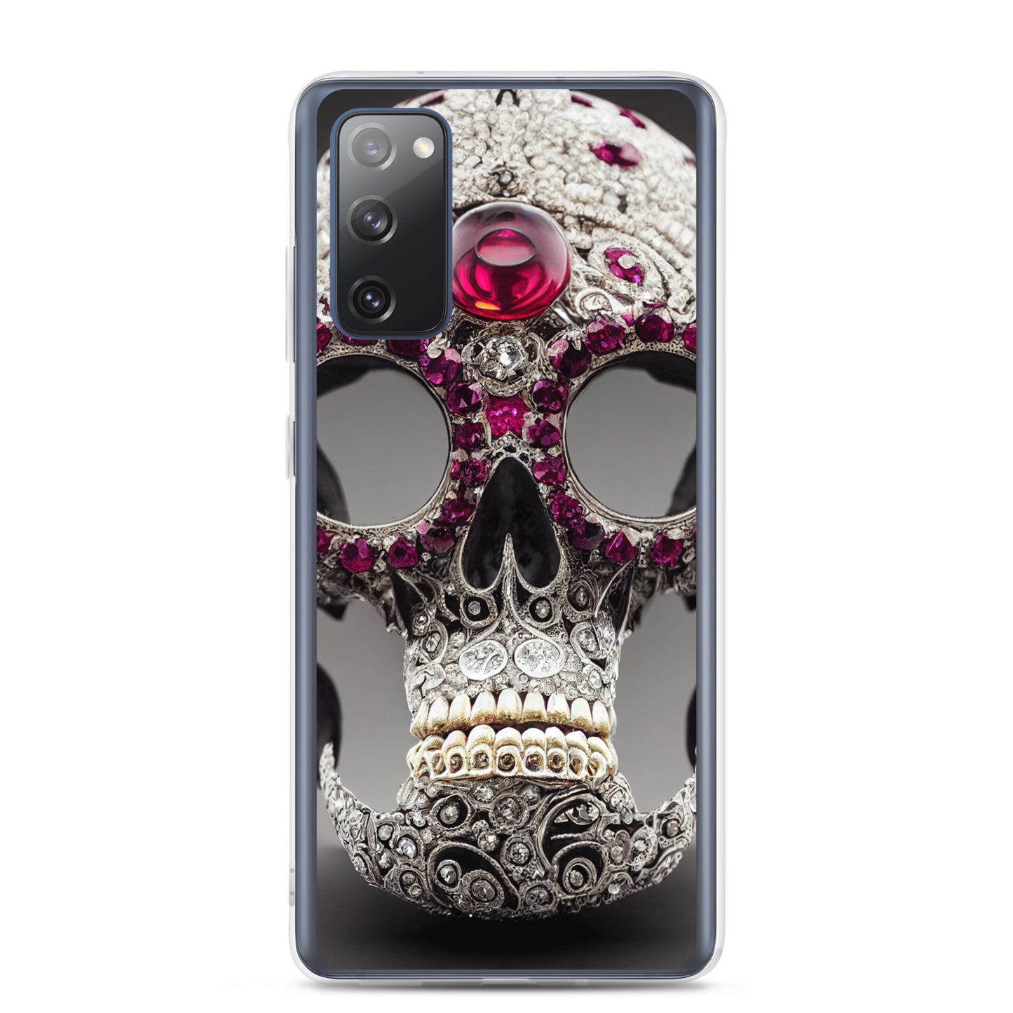Samsung Case - Diamond Encrusted Skull
