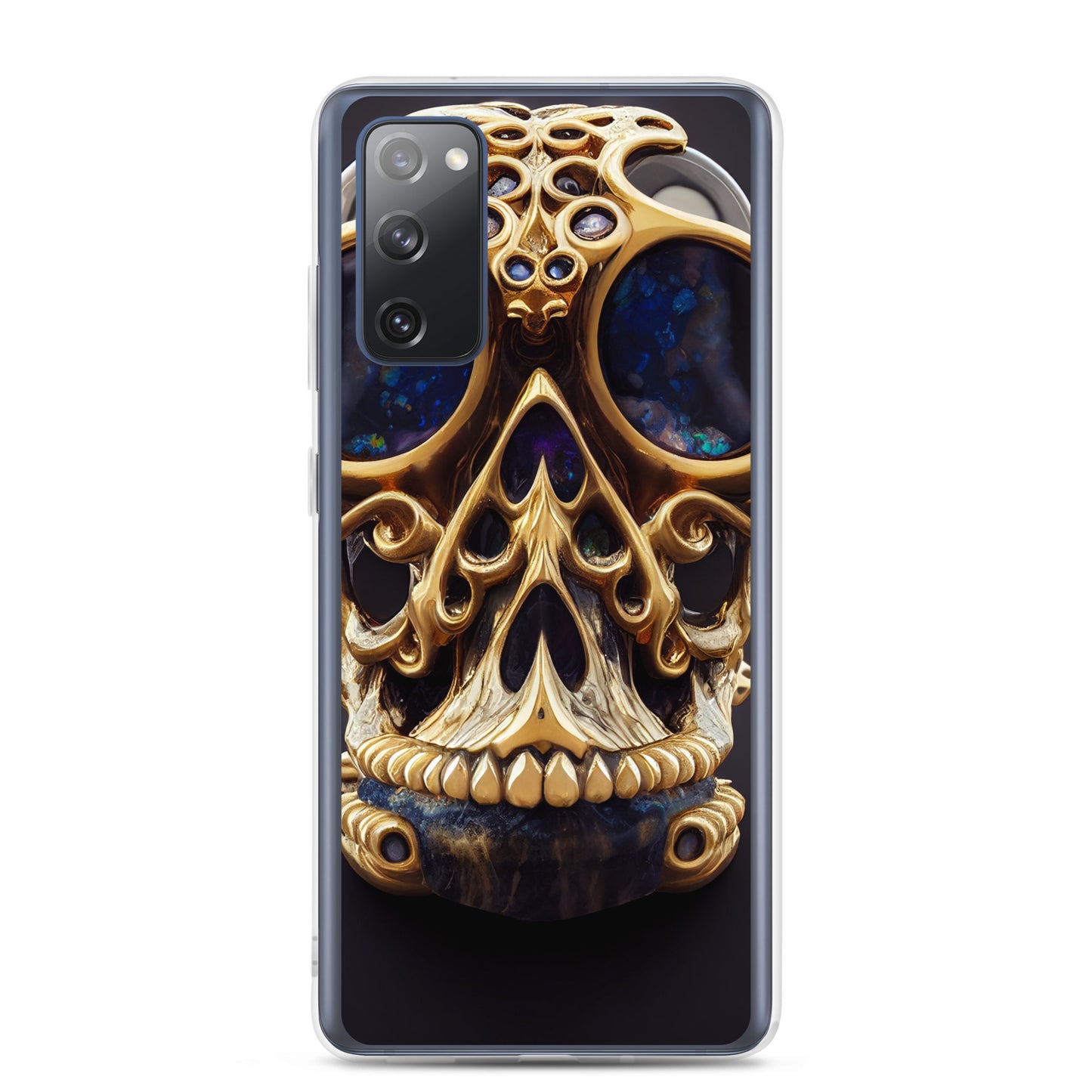 Samsung Case - Agate and Golden Skull
