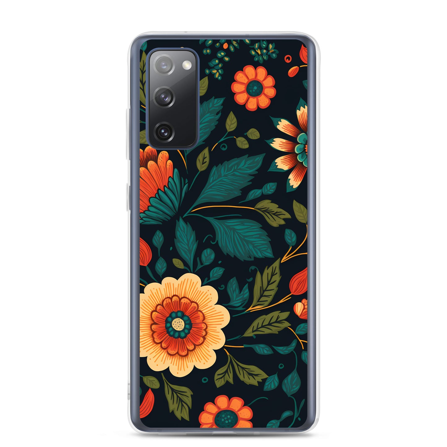 Samsung Case - Orange Florals