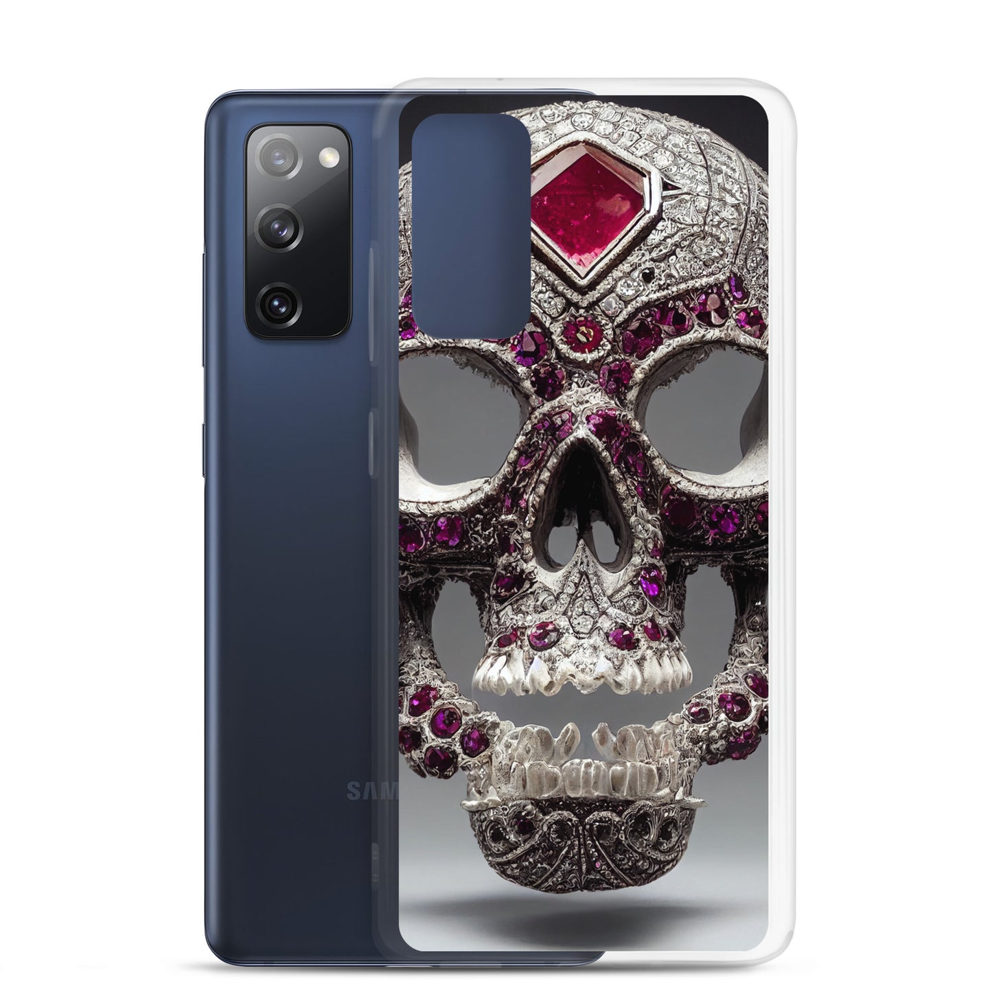 Samsung Case - Ornamental Ruby Skull