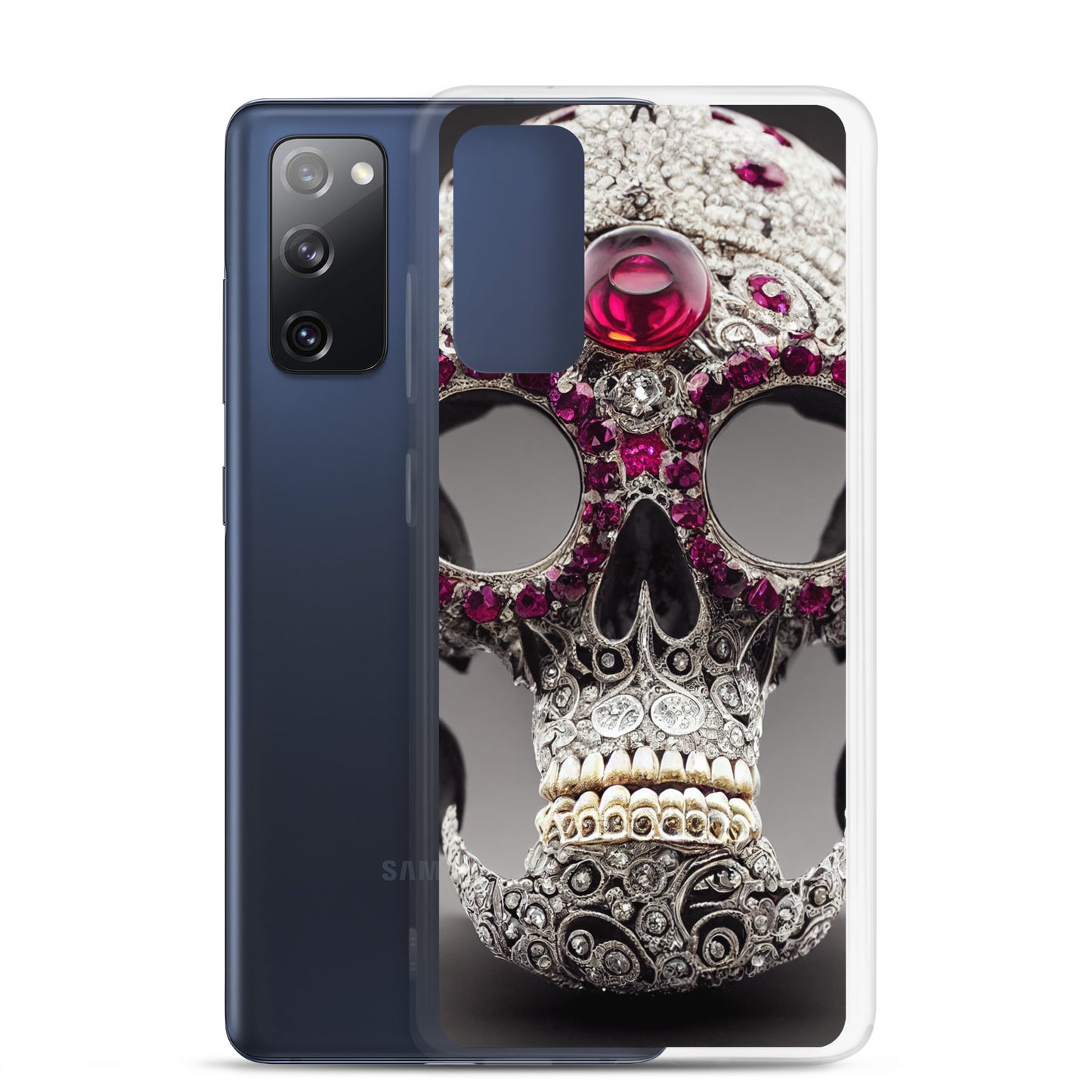 Samsung Case - Diamond Encrusted Skull