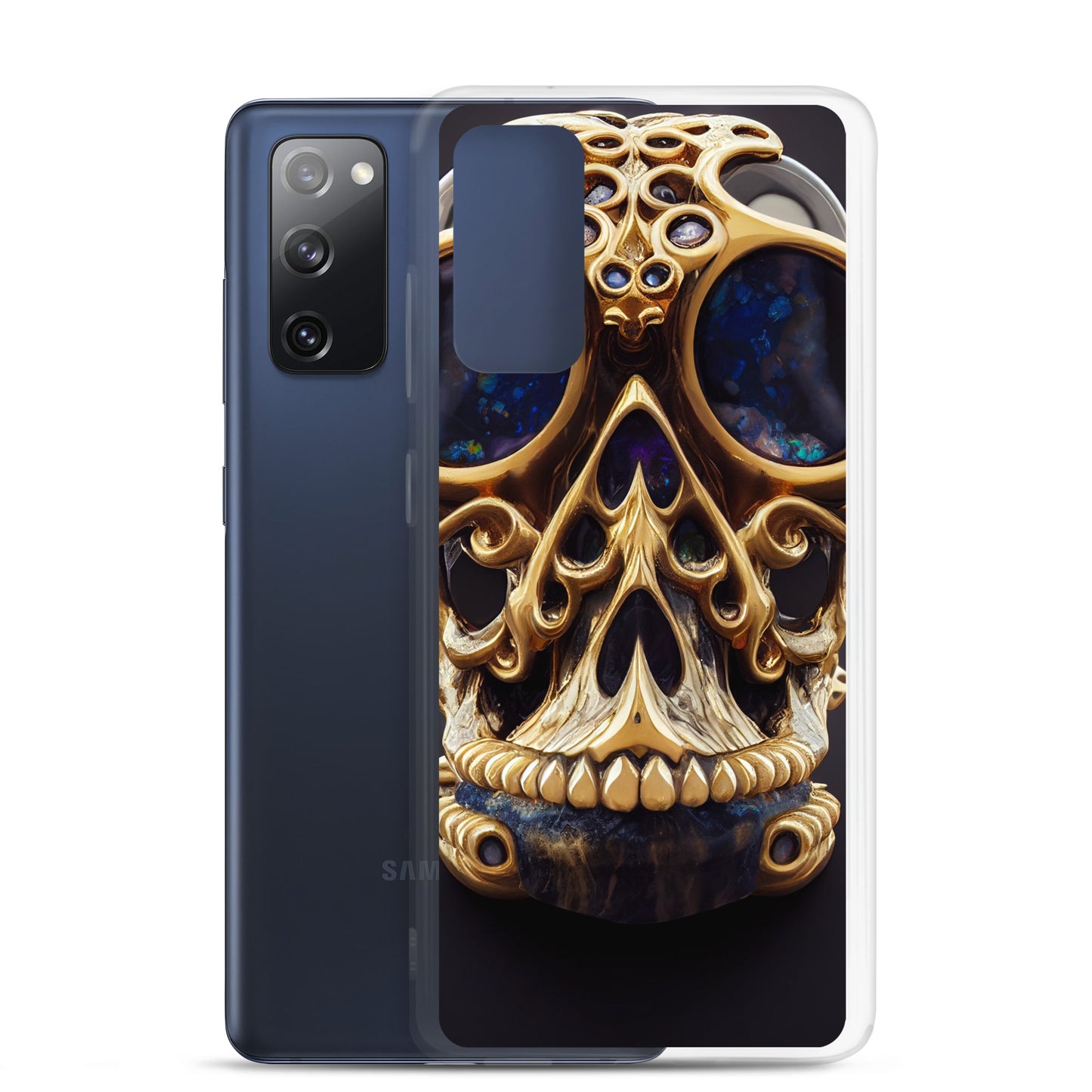 Samsung Case - Agate and Golden Skull
