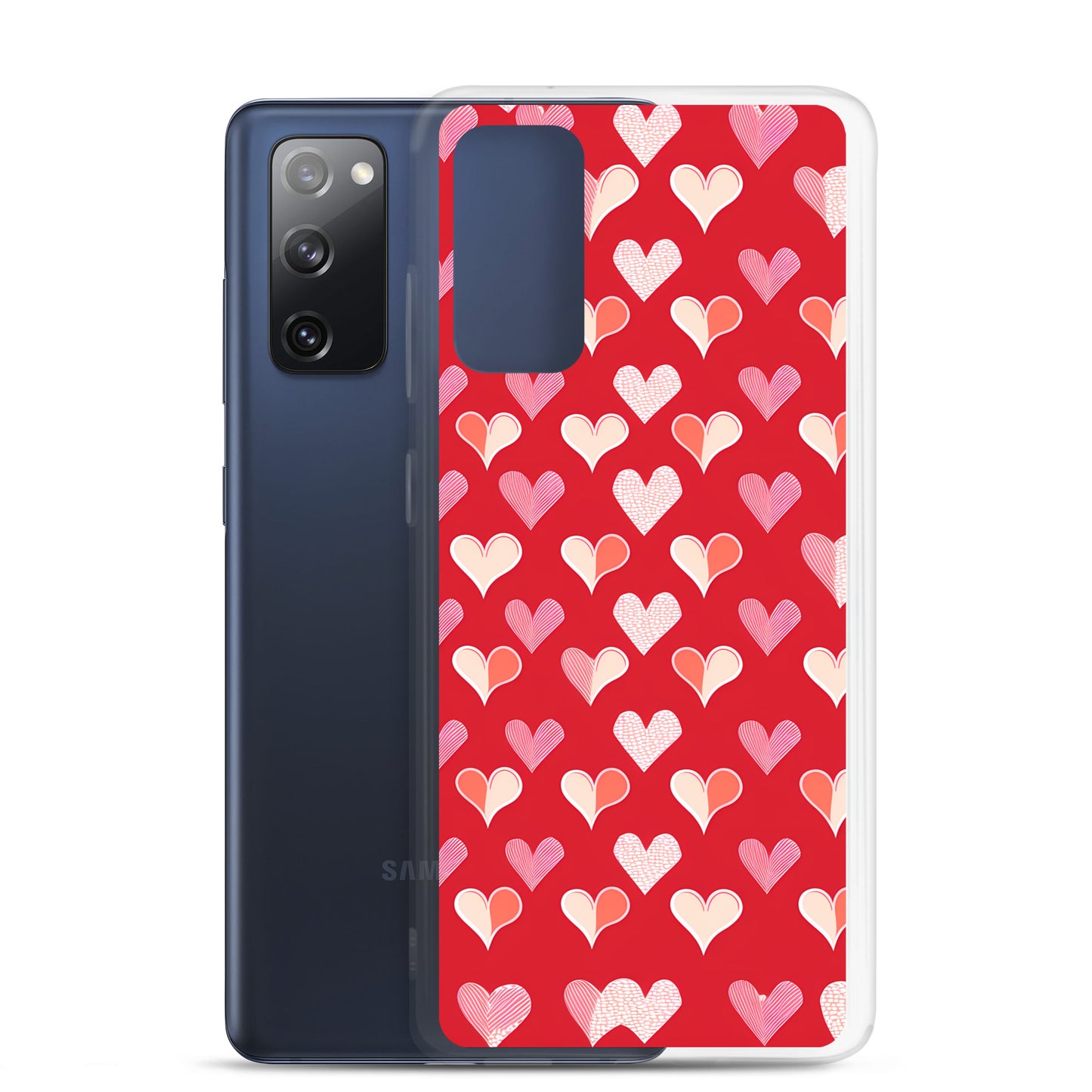 Samsung Case - Red and Pink Hearts