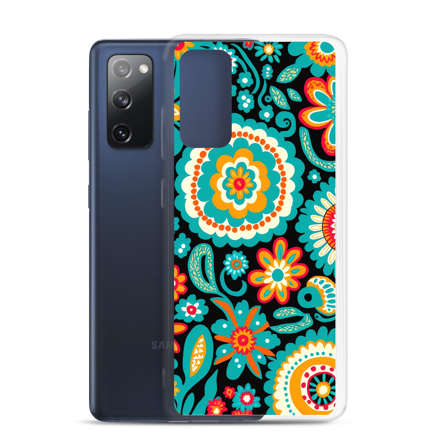 Samsung Case - Turquoise Floral