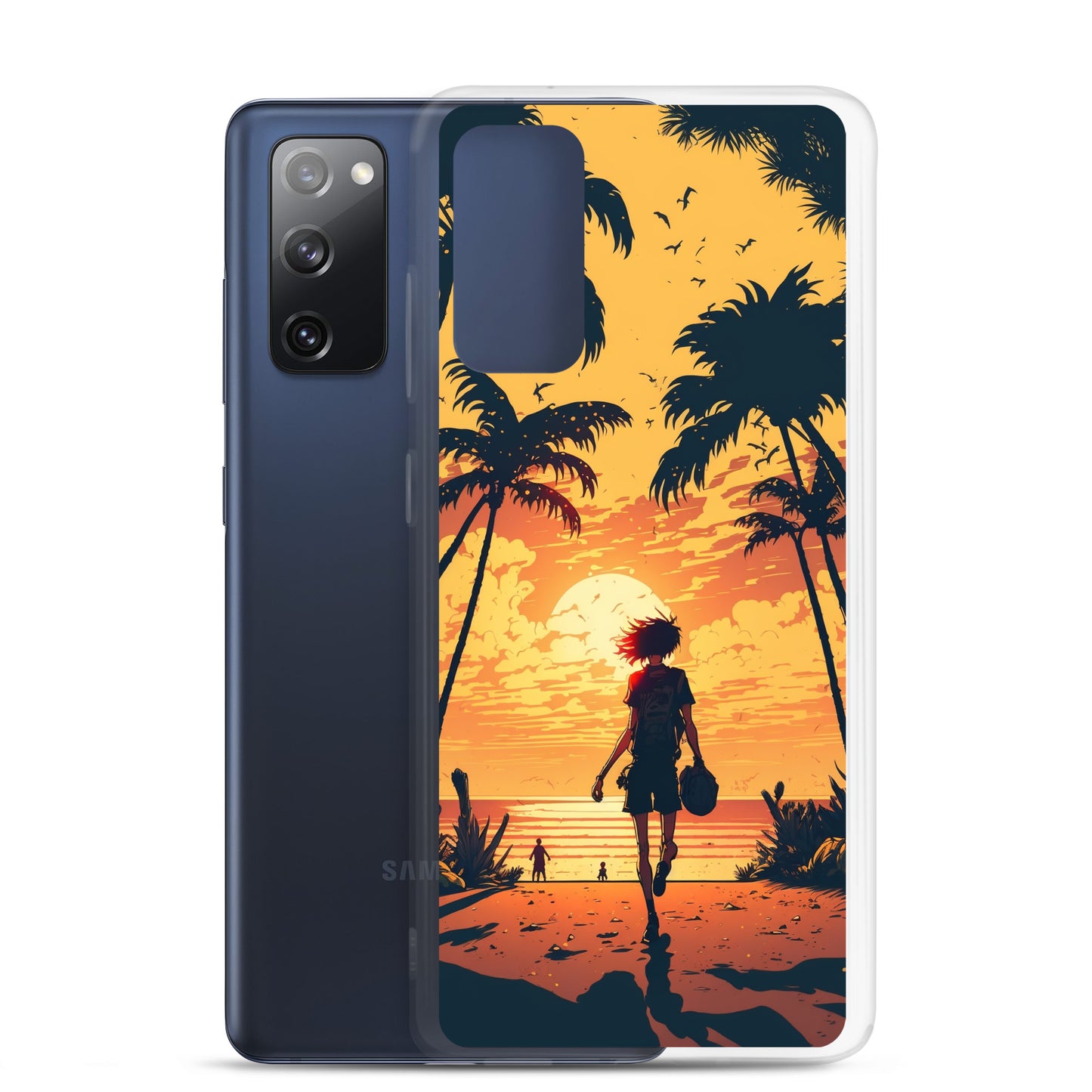 Samsung Case - Sunset Beachgoer
