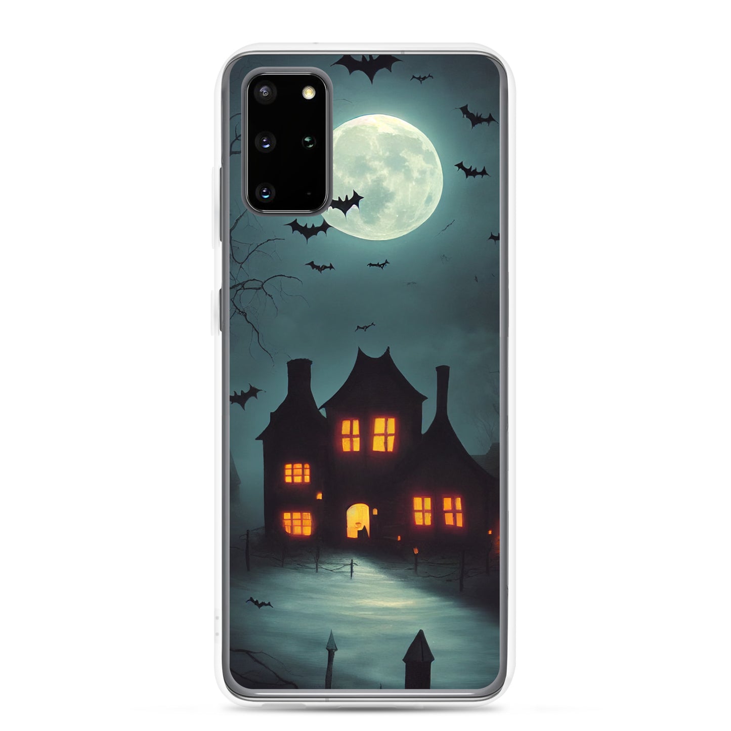Samsung Case - Halloween Spooky House Under the Moon