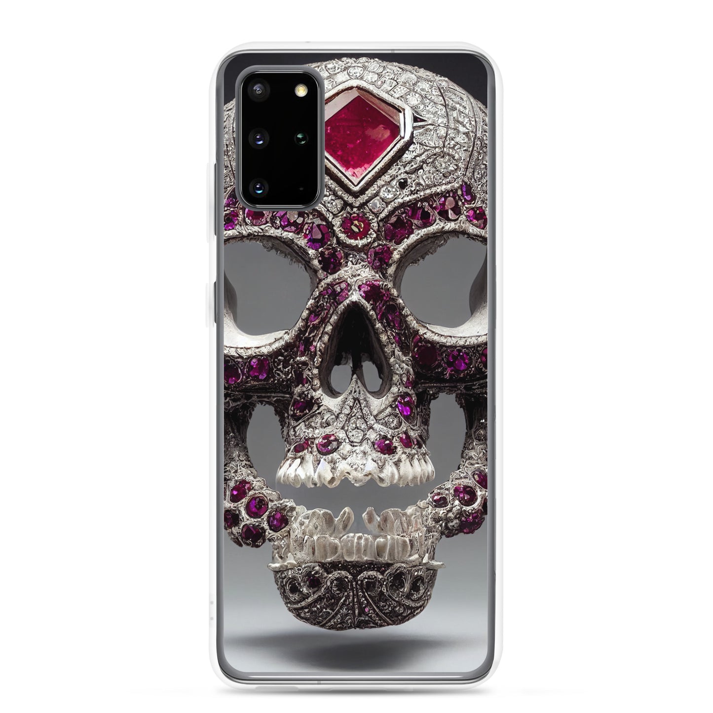Samsung Case - Ornamental Ruby Skull